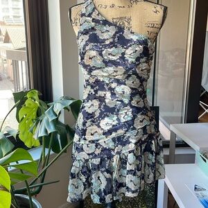 NWOT LoveShackFancy One Shoulder mini Dress
